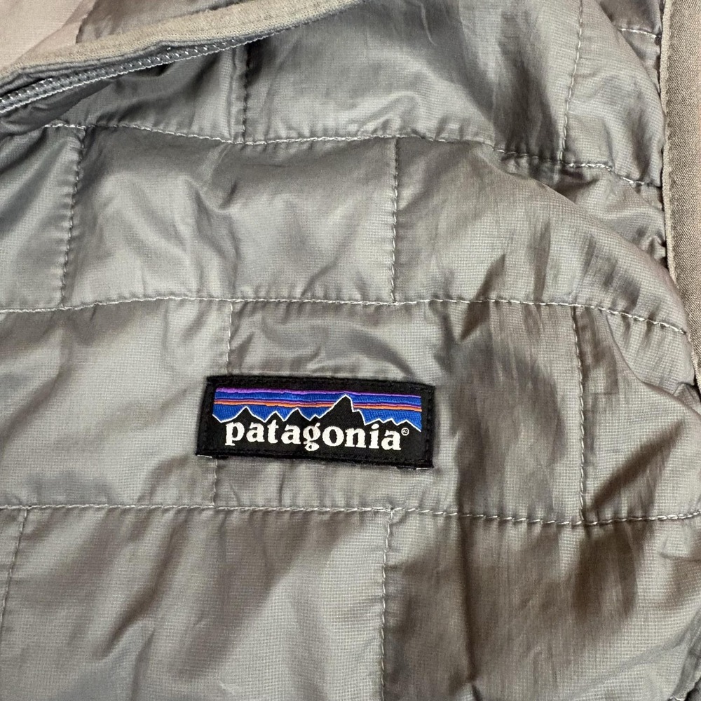 Patagonia Nano Puff Vest Womens XL Gray Full Zip Primaloft Puffer STY84247 - Picture 3 of 9